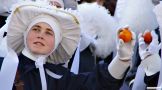 A Boy of Carnaval de Binche at Binche 