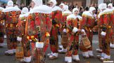 The Gilles of Carnaval de Binche at Binche