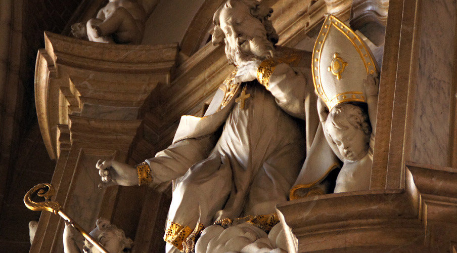 In the chruch of St.Jacob at Ghent 