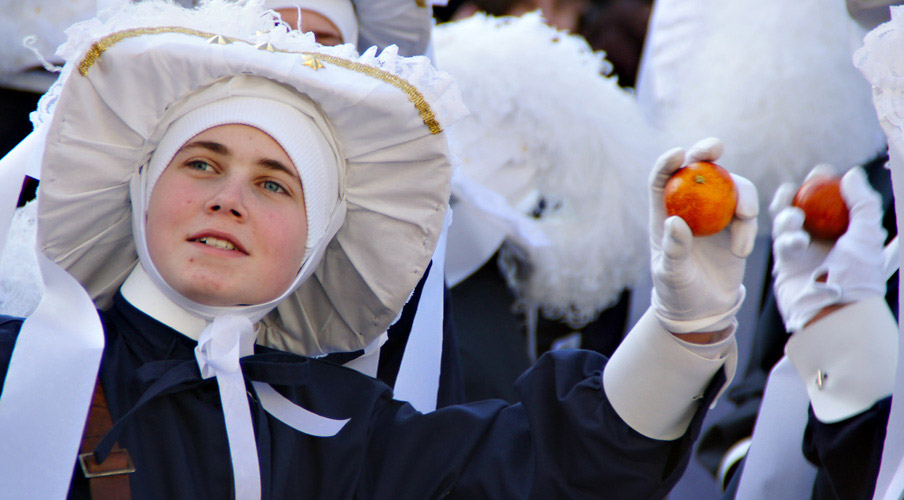 A Boy of Carnaval de Binche 